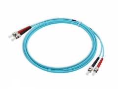 Fiberoptisk Patchkabel duplex ST-ST, multimode OM3