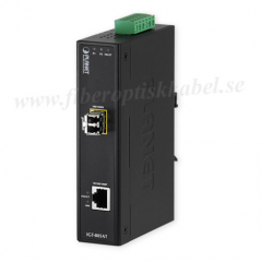 Industriell mediaomvandlare inklusive mini-GBIC LC multi mode