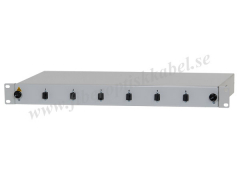 Fiberoptisk 19-tums patchpanel - 6 MPO anslutningar