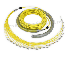 Fiberoptisk kabel med 48 fibrer, single mode, 48E OS2, LC-LC